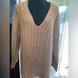 POL Oversized V Neck Sweater